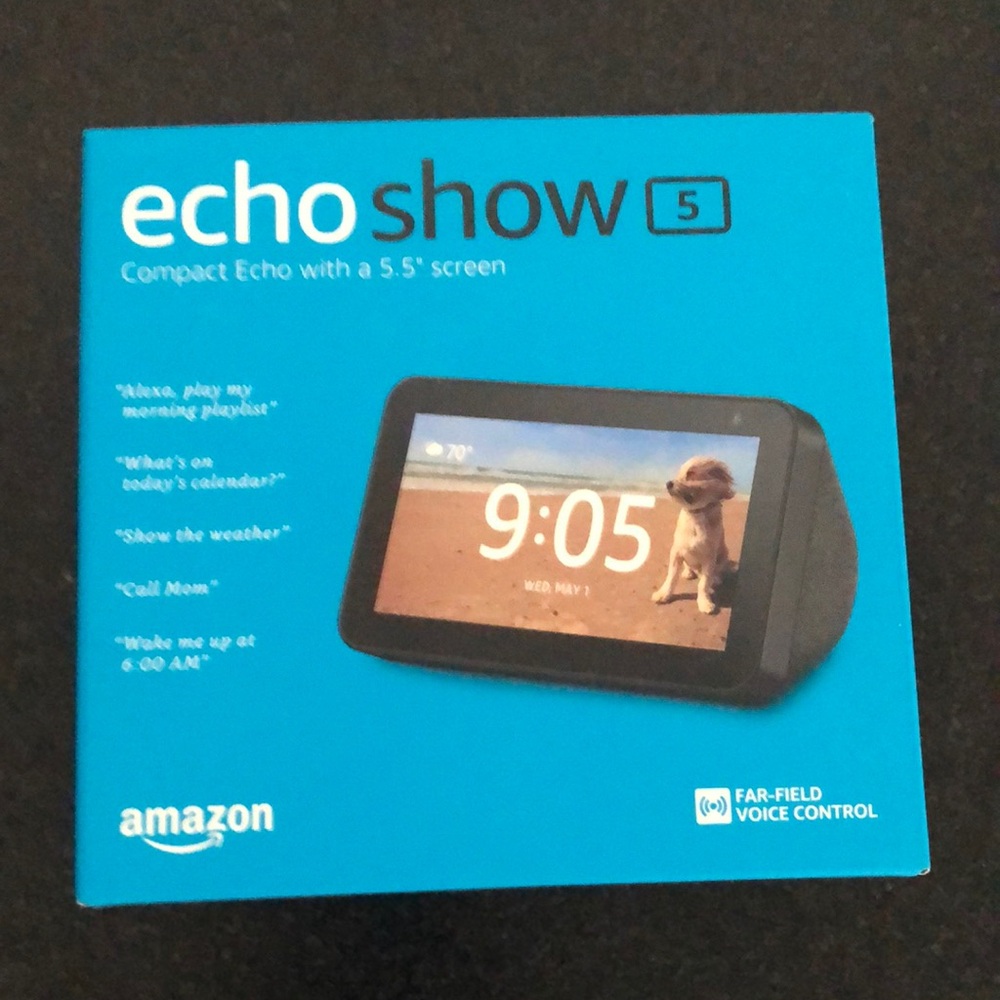 Amazon Echo Show 5 - Black New In Box